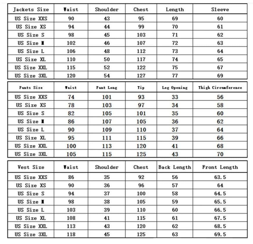 Solid Color Formal Suit